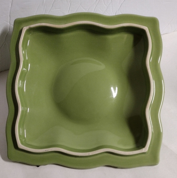 Chantal Casserole Bakeware Dish W/lid Green Freezer/Microwave/Oven Safe 1 qt - Picture 5 of 7